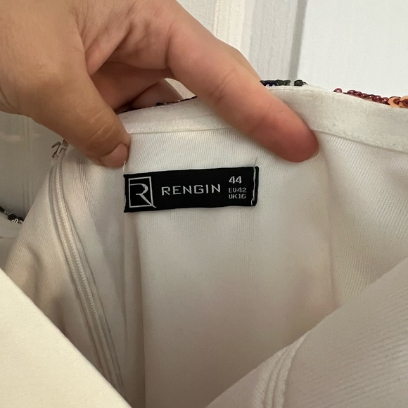 LOLA FLORAL SEQUIN MIDI DRESS - Picture 6 of 10